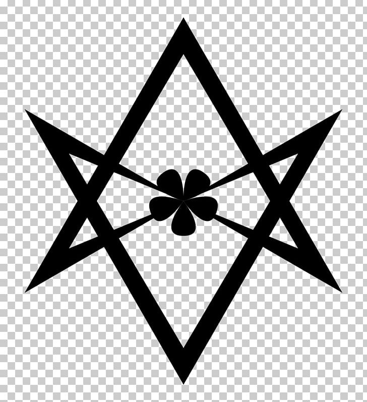 Unicursal Hexagram Thelema Symbol Religion PNG, Clipart, Aleister Crowley, Angle, Black And White, Ceremonial Magic, Circle Free PNG Download