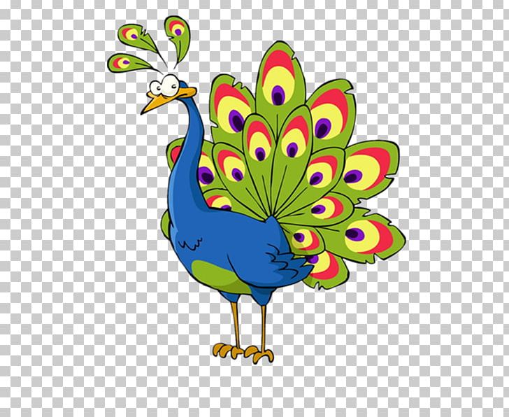 Cartoon Peafowl Stock Photography Illustration PNG, Clipart, Animals, Art, Balloon Cartoon, Beak, Bird Free PNG Download