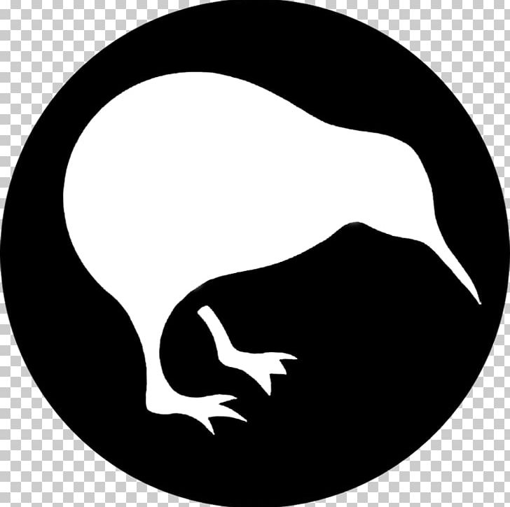 kiwi bird clipart black and white cross