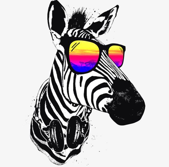 Creative Zebra Avatar PNG, Clipart, Animal, Art, Avatar Clipart, Buckle, Colored Free PNG Download