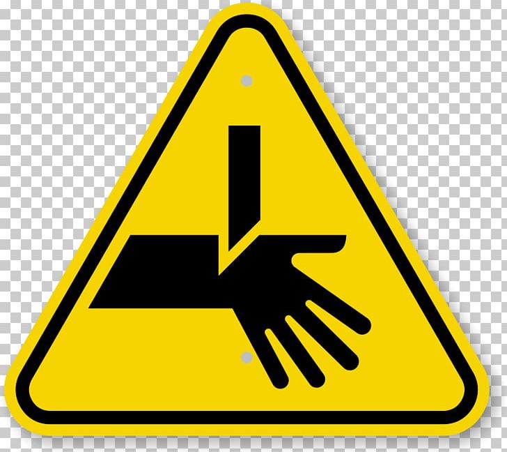Hazard Symbol Warning Sign Risk Safety PNG, Clipart, Angle, Area, Barricade Tape, Cutting, Finger Free PNG Download