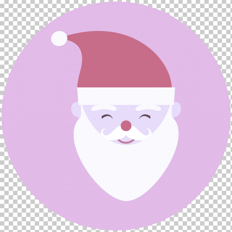 Santa Claus PNG, Clipart, Beard, Cartoon, Facial Hair, Nose, Pink Free PNG Download