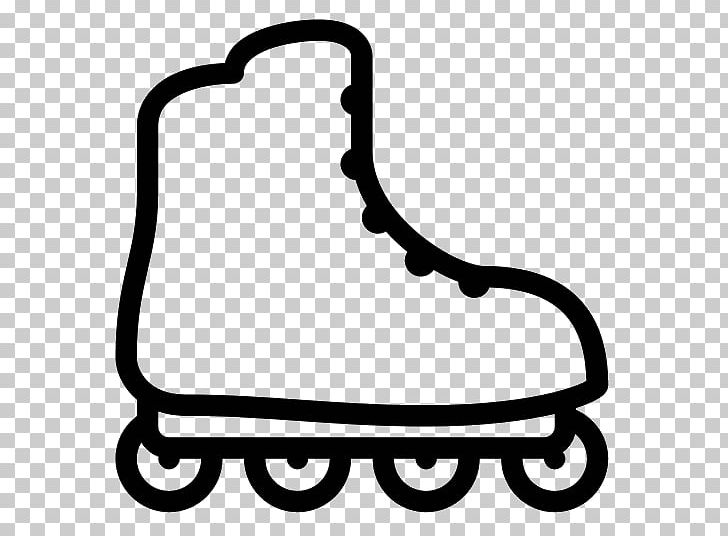 In-Line Skates Computer Icons Roller Skating Ice Skates PNG, Clipart, Area, Black, Black And White, Computer Icons, Ice Skates Free PNG Download