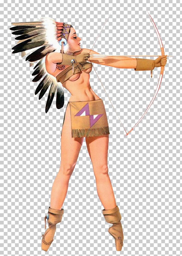 Pin-up Girl Pin-up Wings Native Americans In The United States PNG, Clipart, Americans, Arm, Bow And Arrow, Bowyer, Chest Free PNG Download
