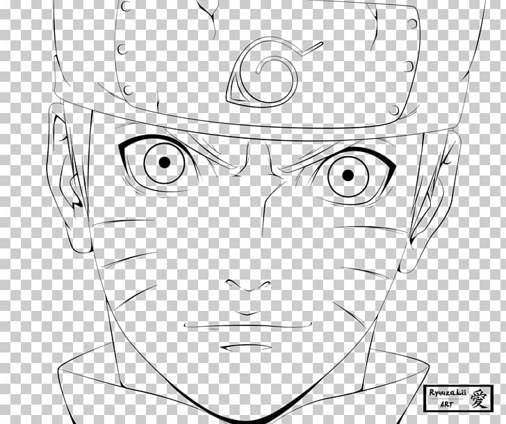 Naruto Uzumaki Line Art Sasuke Uchiha Hinata Hyuga PNG, Clipart, Angle, Artwork, Deviantart, Eye, Face Free PNG Download