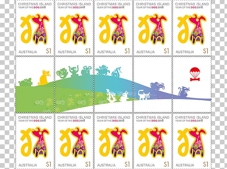 2018 Chinese New Year Of The Earth Dog Festival Chinese Zodiac 0 Postage Stamps PNG, Clipart, 2018, Animals, Area, Brand, Chinese Zodiac Free PNG Download