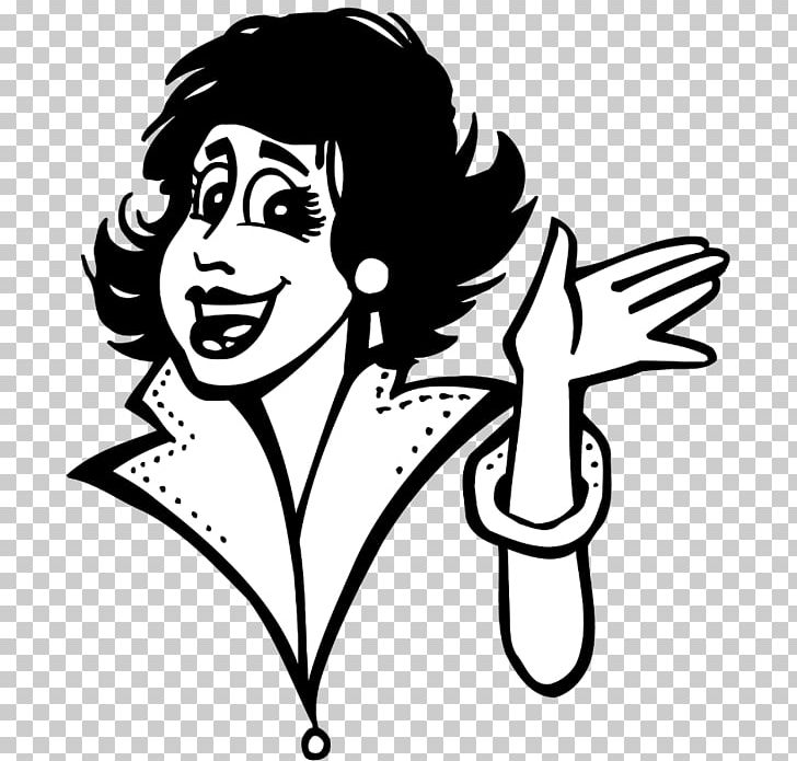 Black And White Drawing Woman PNG, Clipart, Arm, Black, Cartoon, Face, Fictional Character Free PNG Download
