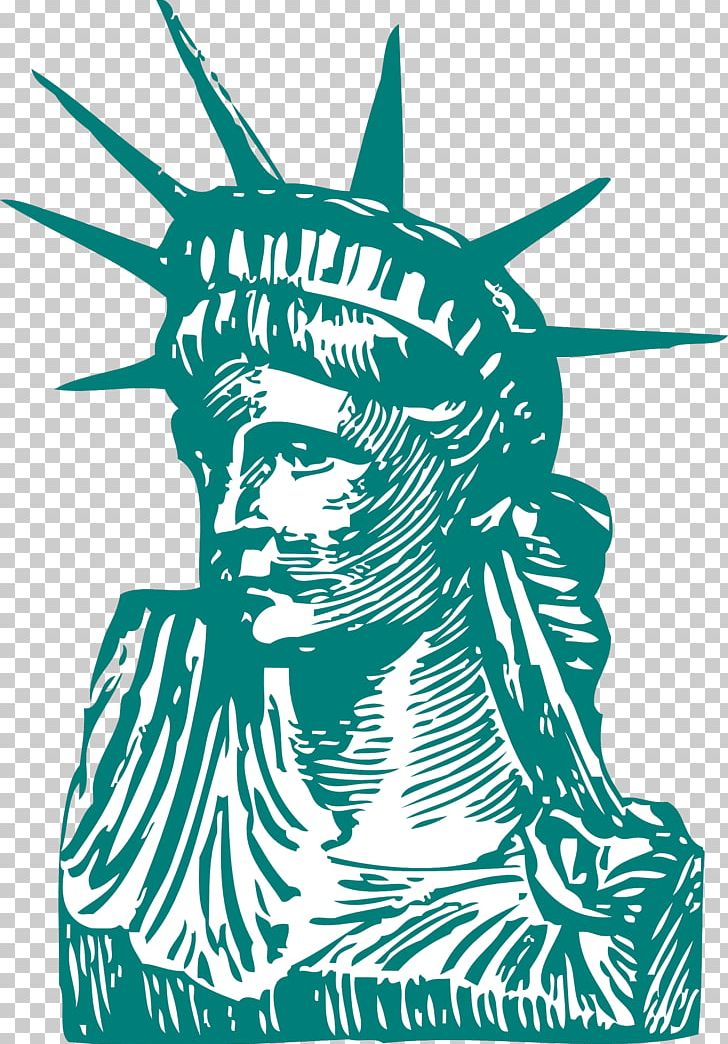Statue Of Liberty Statue Of Freedom PNG, Clipart, Area, Art, Artwork, Black, Black And White Free PNG Download