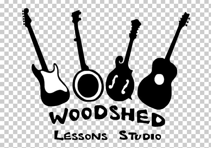 Woodshed Lesson Studio Guitar Logo Brand Power PNG, Clipart, Art, Black And White, Brand, Efficiency, Facebook Inc Free PNG Download