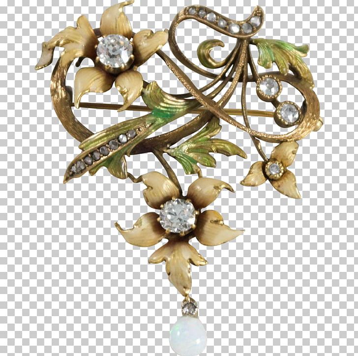 Jewellery Brooch Gemstone Art Nouveau Diamond PNG, Clipart, Art Nouveau, Body Jewelry, Brooch, Carat, Charms Pendants Free PNG Download