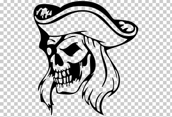 Pirate Skull Sticker Coloring Book Decal PNG, Clipart, Art, Artwork, Black And White, Bone, Color Free PNG Download