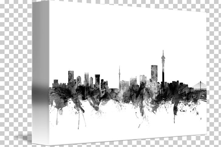 Johannesburg Canvas Print Gallery Wrap Art PNG, Clipart, Art, Artist, Black And White, Canvas, Canvas Print Free PNG Download