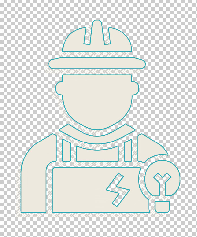 Jobs And Occupations Icon Electrician Icon PNG, Clipart, Electrician Icon, Headgear, Jobs And Occupations Icon, Line, Logo Free PNG Download