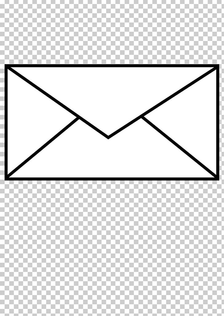 Envelope Mail PNG, Clipart, Airmail, Angle, Area, Black, Black And White Free PNG Download