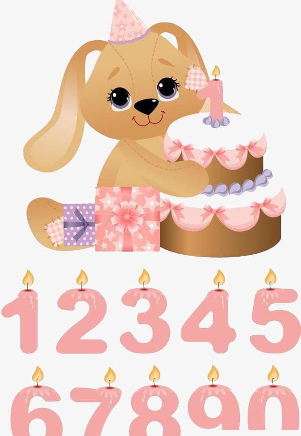 Puppy Holding A Birthday Cake PNG, Clipart, Birthday, Candle, Gift, Happy, Happy Free PNG Download