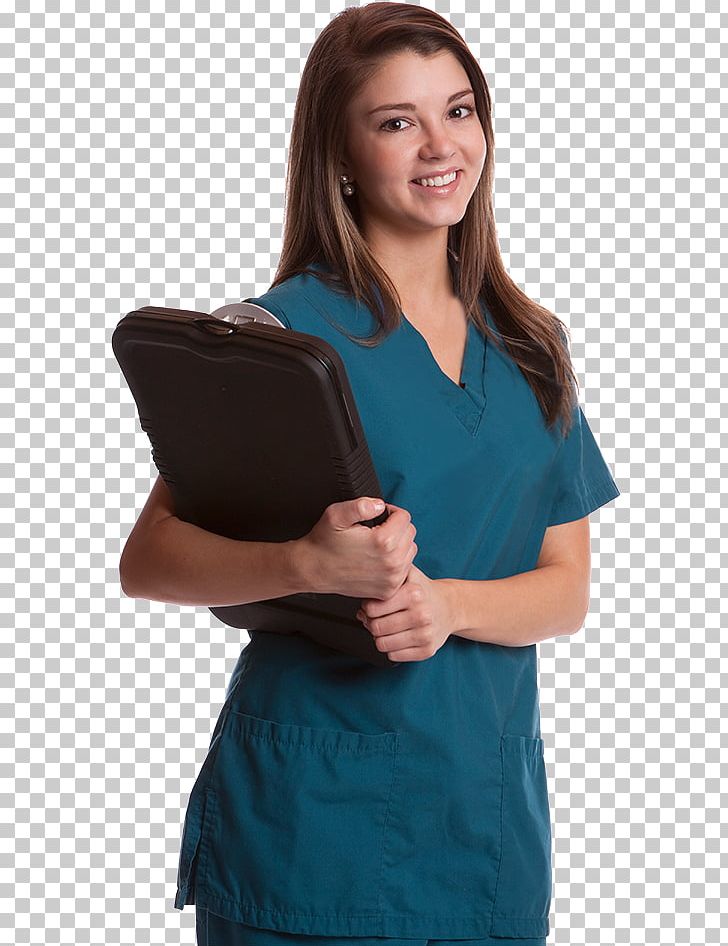 Professional Sleeve Stethoscope Nurse Practitioner Scrubs PNG, Clipart, Abdomen, Arm, Blue, Brown Hair, Electric Blue Free PNG Download