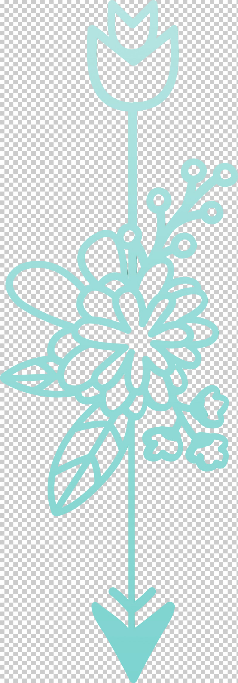 Green Turquoise Aqua Leaf Plant PNG, Clipart, Aqua, Boho Arrow, Flower Arrow, Green, Leaf Free PNG Download