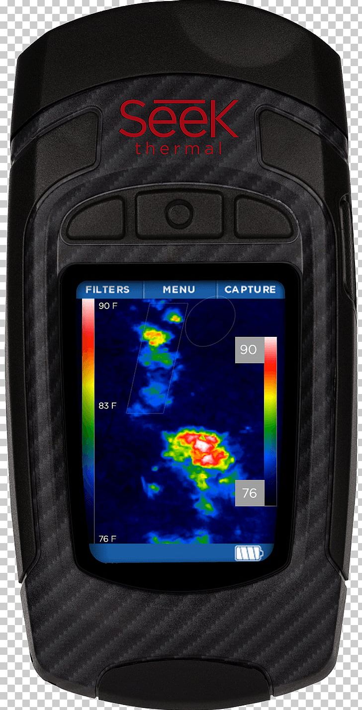 Mobile Phones Seek Thermal RevealPRO FF Thermographic Camera Seek Thermal Reveal Meter Pouch SEEK Thermal Reveal (RW-EAAX) IR Thermal Camera PNG, Clipart, Camera, Display Device, Electric Blue, Electronic Device, Electronics Free PNG Download