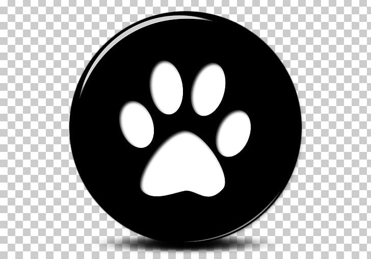Dog Paw Computer Icons Footprint PNG, Clipart, Animal, Animal Track, Black And White, Black Cat, Circle Free PNG Download