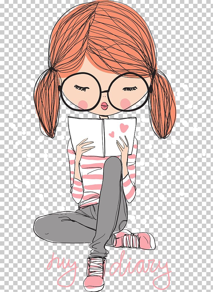 Cartoon Girl Illustration PNG, Clipart, Baby Girl, Book, Cartoon Characters, Cartoon Girl, Character Free PNG Download