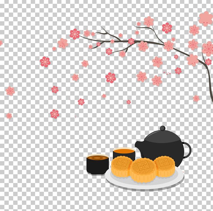 Mooncake Mid-Autumn Festival Poster Teapot PNG, Clipart, Autumn, Autumn Leaf, Autumn Leaves, Autumn Tree, Banner Free PNG Download