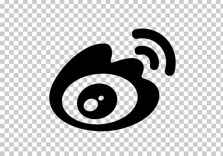 Sina Weibo Social Media Computer Icons Sina Corp Tencent Weibo PNG, Clipart, Black, Black And White, Blog, Circle, Computer Icon Free PNG Download