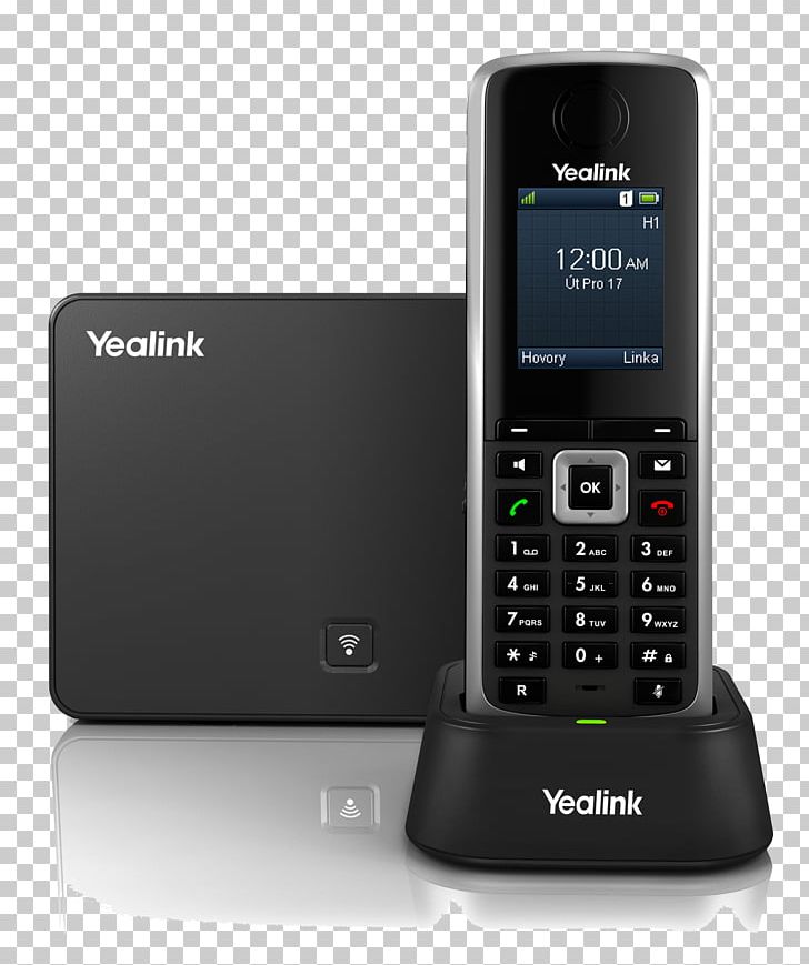 Digital Enhanced Cordless Telecommunications Cordless Telephone IP-DECT VoIP Phone PNG, Clipart, Electronic Device, Electronics, Gadget, Home Business Phones, Mobile Phone Free PNG Download