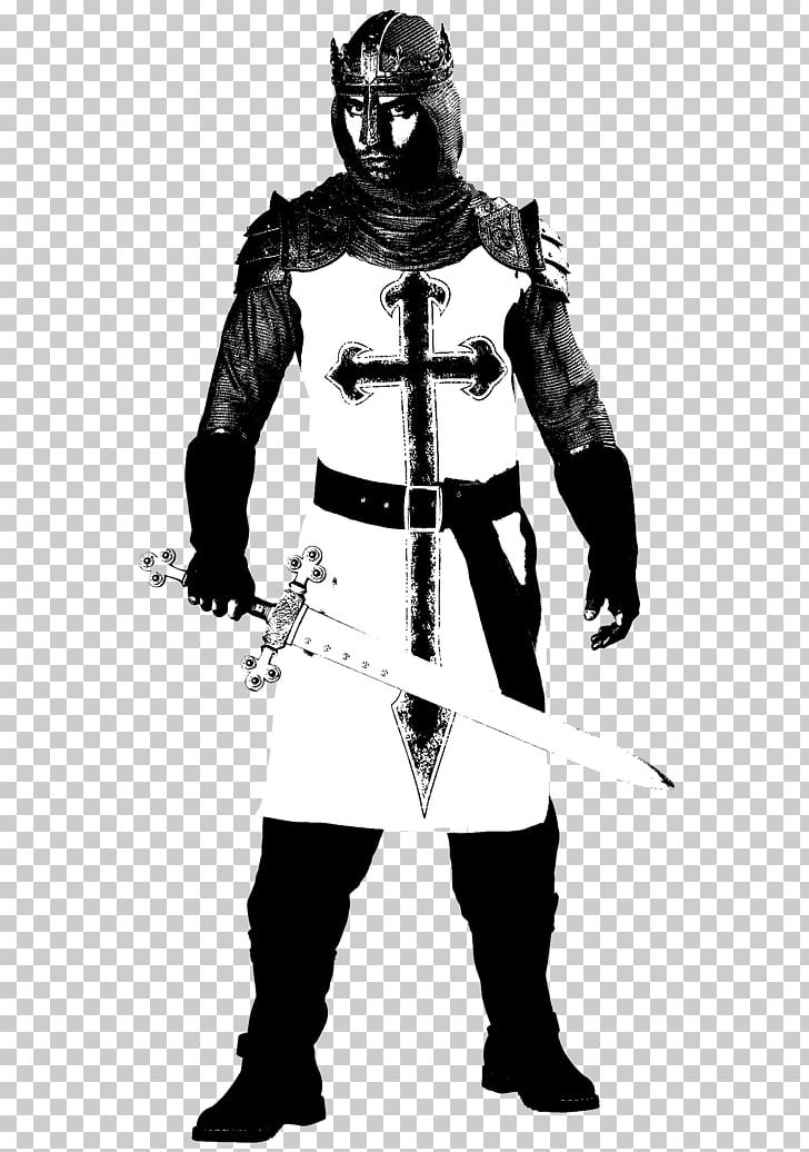 Middle Ages Crusades Knight Chivalry: Medieval Warfare Components Of Medieval Armour PNG, Clipart, Armour, Black And White, Chivalry, Chivalry Medieval Warfare, Clothing Free PNG Download