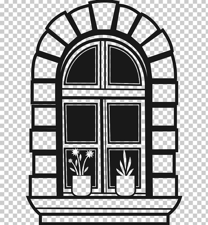 Window Facade PNG, Clipart, Arch, Area, Black And White, Building, Church Window Free PNG Download