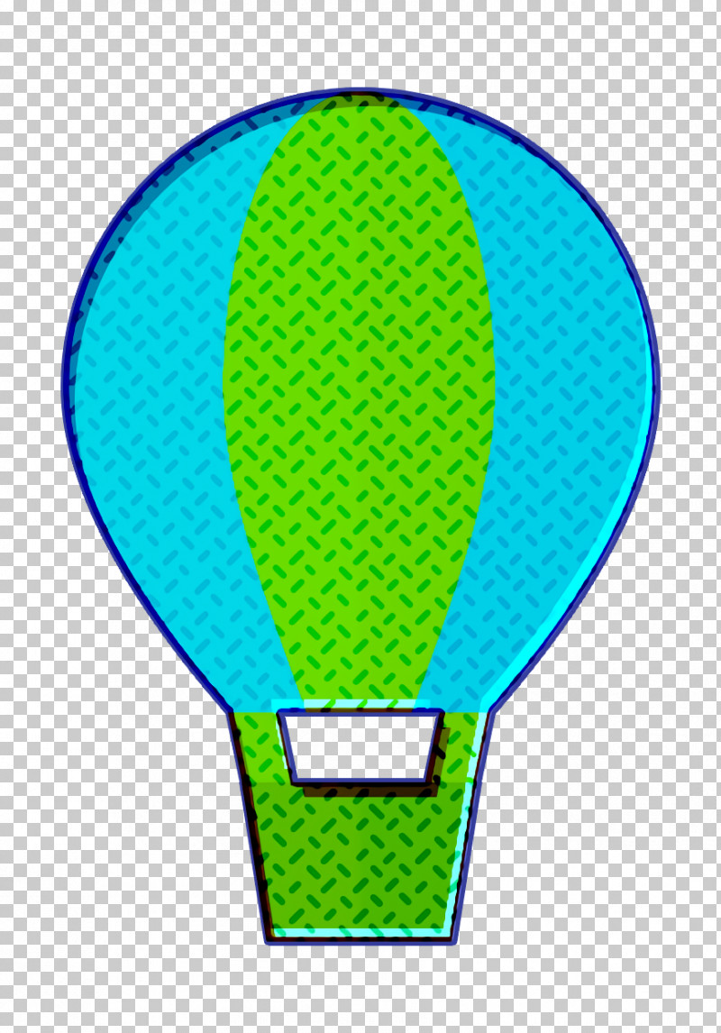Hot Air Balloon Icon Trip Icon Vehicles And Transports Icon PNG, Clipart, Green, Hot Air Balloon, Hot Air Balloon Icon, Sports Equipment, Trip Icon Free PNG Download