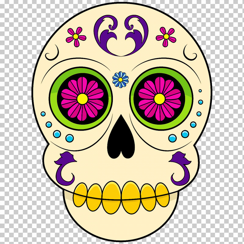 Line Art Calavera Flower Cartoon PNG, Clipart, Calavera, Cartoon, Flower, Line Art Free PNG Download