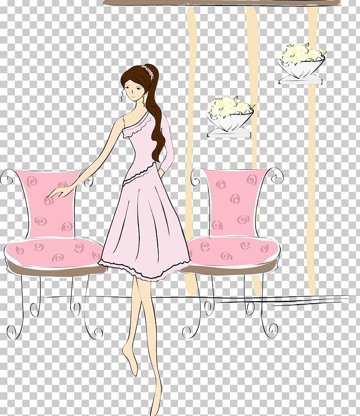 Chair Seat Illustration PNG, Clipart, Beautiful, Beautiful Girl, Beautiful Illustration, Beauty, Beauty Logo Free PNG Download