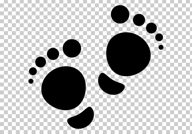 Footprint Computer Icons PNG, Clipart, Black, Black And White, Circle, Computer Icons, Digital Image Free PNG Download