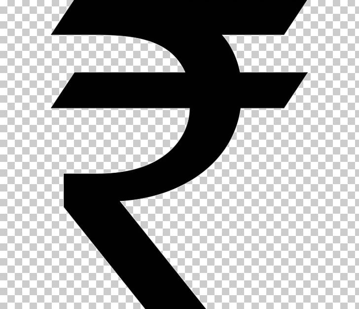 Indian Rupee Sign Symbol PNG, Clipart, Angle, Black, Black And White, Brand, Circle Free PNG Download