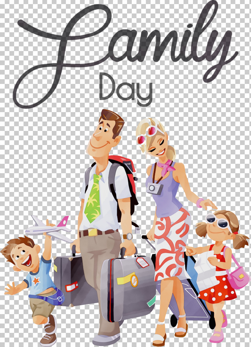 Cartoon Vacation Royalty-free Travel PNG, Clipart, Cartoon, Family, Family Day, Happy Family, Paint Free PNG Download