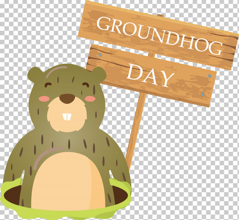 Groundhog Groundhog Day Happy Groundhog Day PNG, Clipart, Animal Figure, Bear, Beaver, Cartoon, Groundhog Free PNG Download