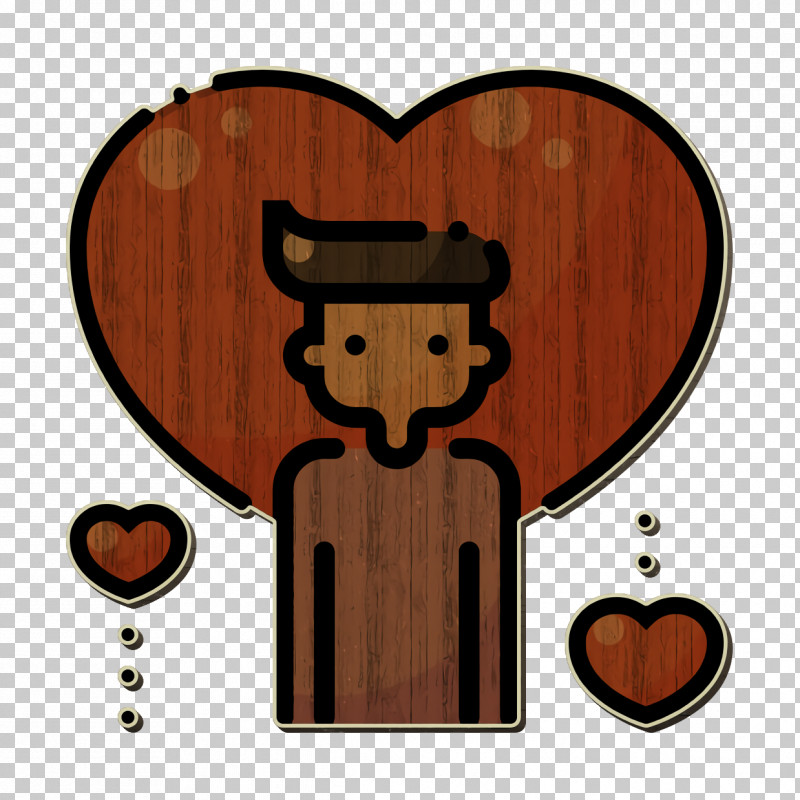 Man Icon Heart Icon Romantic Love Icon PNG, Clipart, Brown, Cartoon, Headgear, Heart, Heart Icon Free PNG Download