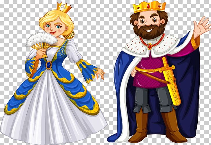King Cartoon Queen Regnant Illustration PNG, Clipart, Character, Fictional Character, Hand, Hand Drawn, Happy Birthday Vector Images Free PNG Download