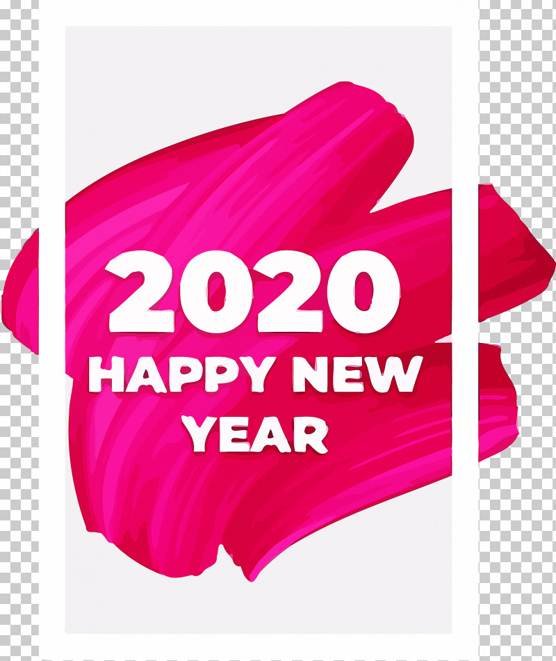 Happy New Year 2020 New Years 2020 2020 PNG, Clipart, 2020, Happy New Year 2020, Logo, Magenta, Material Property Free PNG Download