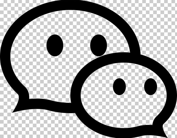 Computer Icons WeChat PNG, Clipart, Art, Black, Black And White, Cdr, Circle Free PNG Download