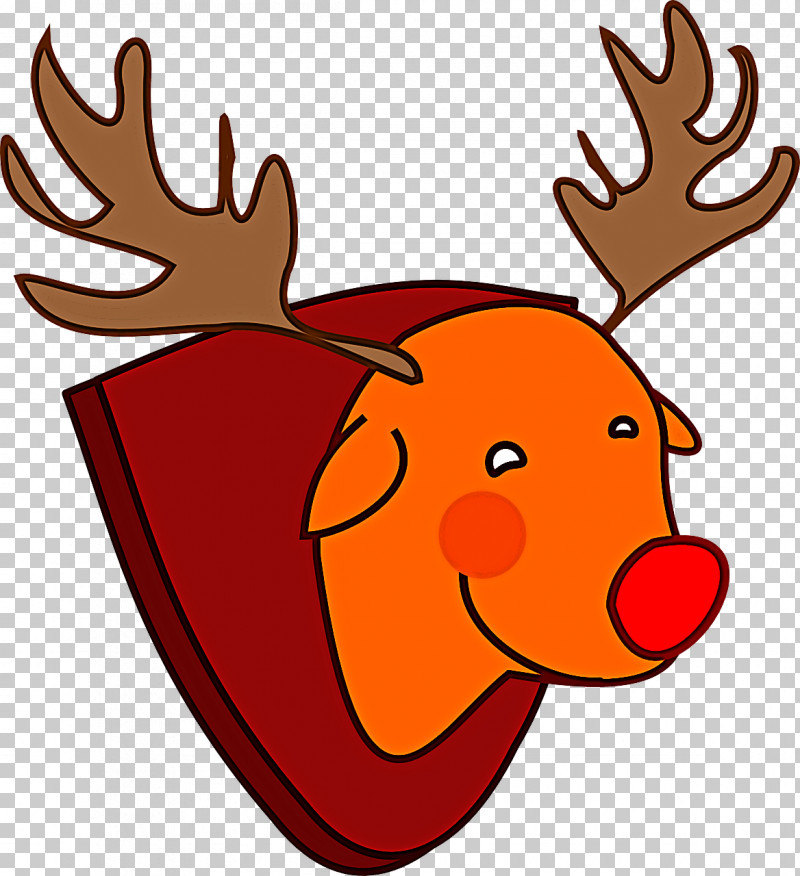 Reindeer PNG, Clipart, Antler, Cartoon, Deer, Elk, Head Free PNG Download