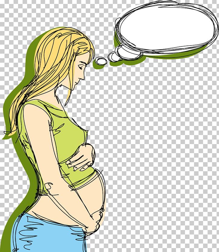 Cartoon Pregnancy Illustration PNG, Clipart, Arm, Cartoon Character, Cartoon Cloud, Cartoon Eyes, Child Free PNG Download