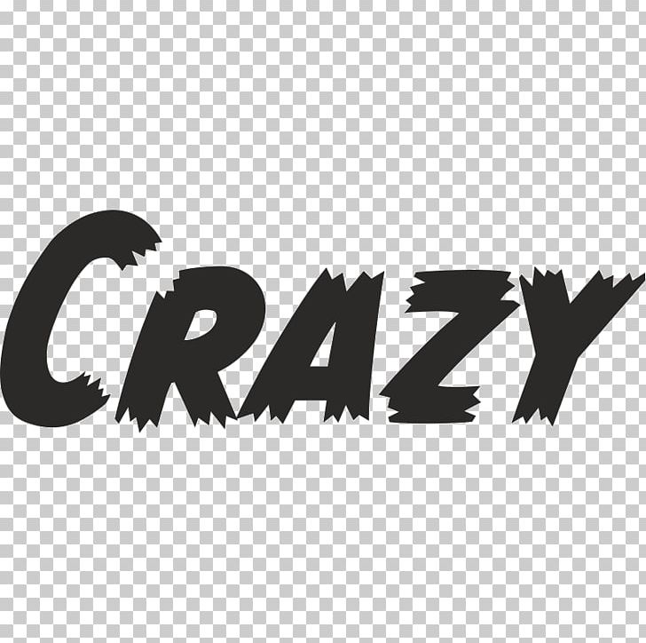 Logo Brand Font Product Design PNG, Clipart, Black, Black And White, Black M, Brand, Crazy Free PNG Download