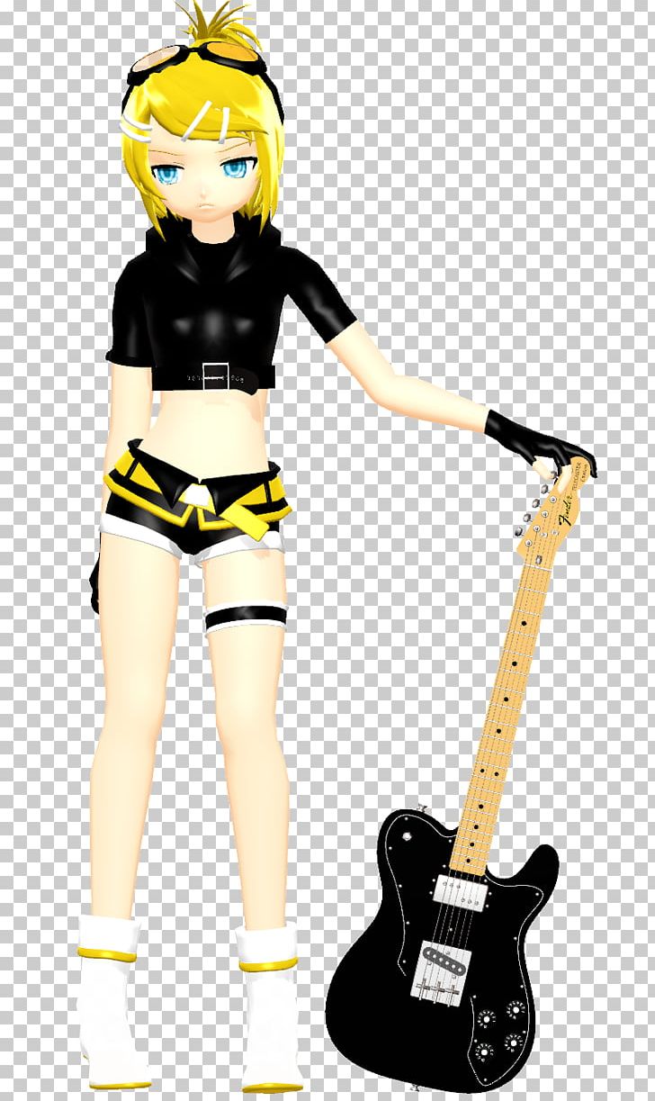 Fei Rin MikuMikuDance Hatsune Miku Kagamine Rin/Len Fender Classic Series '72 Telecaster Deluxe PNG, Clipart,  Free PNG Download