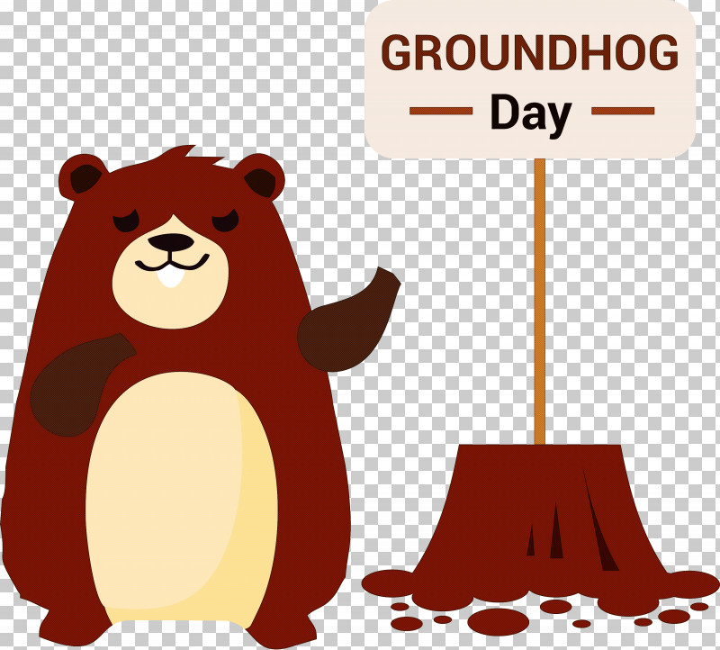 Groundhog Groundhog Day Happy Groundhog Day PNG, Clipart, Animal Figure, Bear, Brown Bear, Cartoon, Groundhog Free PNG Download