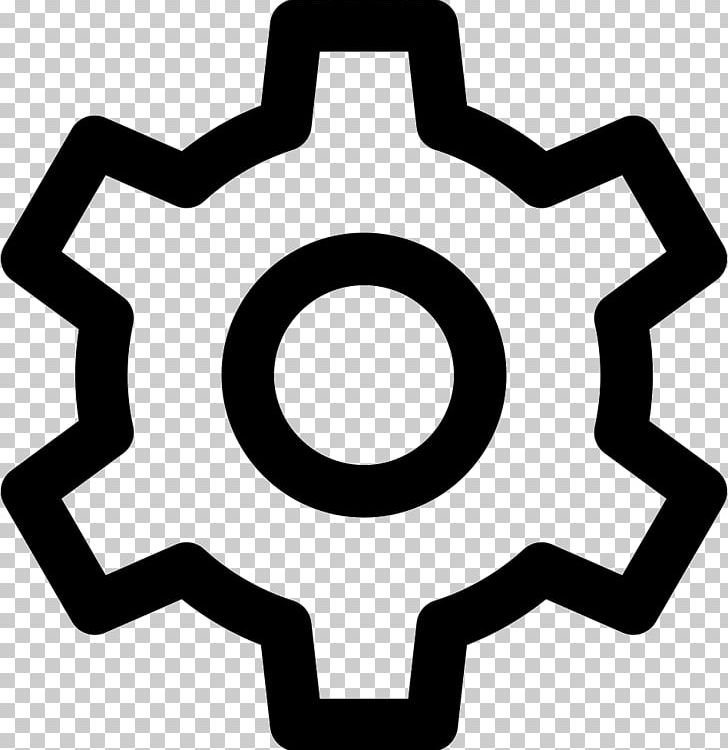Gear Computer Icons PNG, Clipart, Area, Black And White, Circle, Clip Art, Computer Icons Free PNG Download