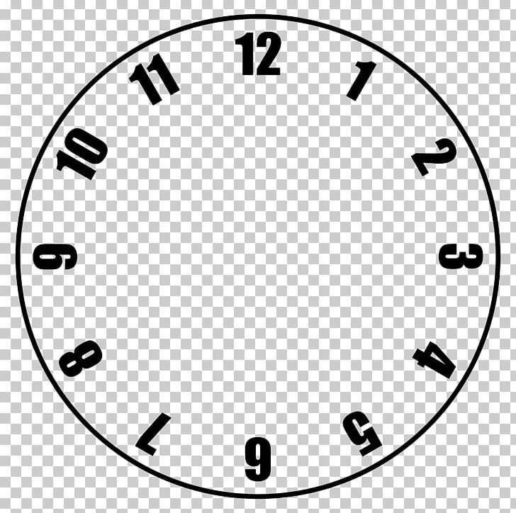 Clock Face Template PNG, Clipart, Alarm Clocks, Angle, Area, Black And White, Circle Free PNG Download