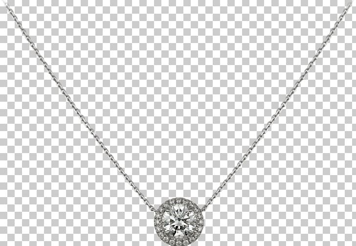 Earring Necklace Cartier Charms & Pendants Diamond PNG, Clipart, Amulet, Black And White, Body Jewelry, Cartier, Chain Free PNG Download