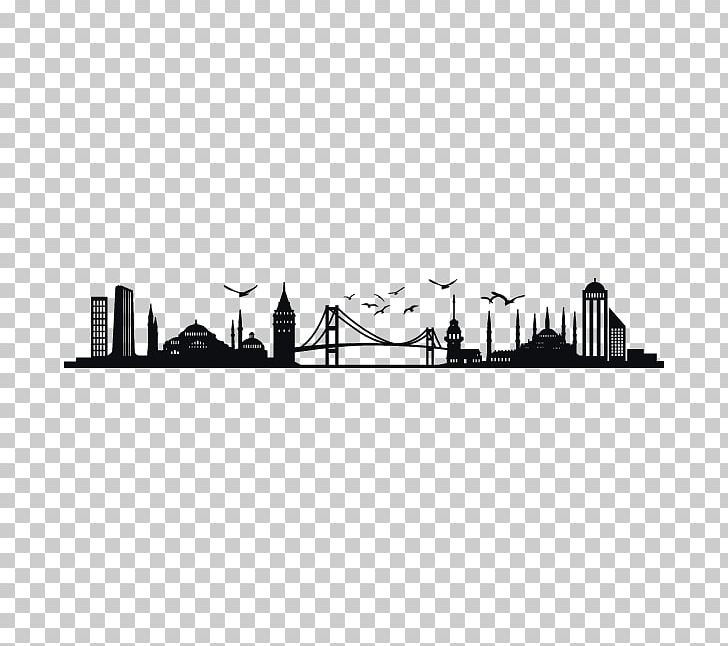 Istanbul Skyline Silhouette PNG, Clipart, Animals, Art, Black And White, City, Decorative Free PNG Download