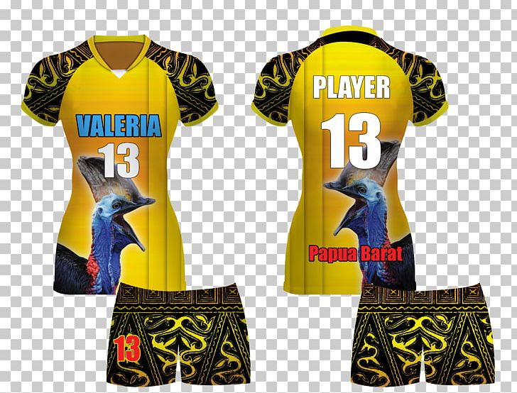 Jersey T-shirt VW Jakarta Elektrik PLN Volleyball Proliga PNG, Clipart, Brand, Clothing, Costume, Jersey, Proliga Free PNG Download